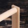 Carriage for 6 bottles with a wooden handle, 28x19x25cm, natural