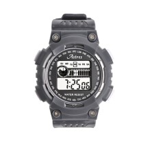 Electronic watch watches Astres, D-4.8 cm, silicone strap, waterproof, gray