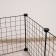 Coaters 12 sections, metal, 105 x 105 x 35 cm, (35 x 35 cm link), black