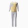 Homemade kit (longshille/pants), yellow color, size 52