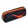 Penal soft, 2 compartments, voluminous, 90 x 220 x 40 mm, Stavia "Future" Black/Orange 86196