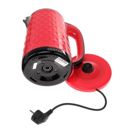 Electric kettle Centek CT-0022, plastic, Metal flask, 1.8 l, 2000 watts, red-5