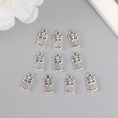 Decor for creativity Metal "Little Filin" mix silver 1x0.7 cm-2