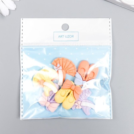 Decor for creativity plastic "Poins and dress" mix-3