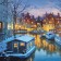 Puzzle "Amsterdam at night", 1000 elements