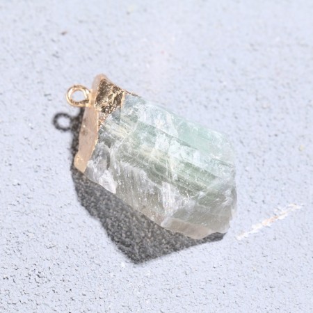 Flurite keychain, with gilding