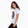 Women's New Year's T -shirt Merry Christmas, white color, size 44