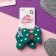 Hair elastic band "Baby" (set 2 pcs) a bow of peas, green