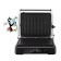 Electric grill KitFort KT-3675, 2000 watts, anti-stick coating, 35.5x32 cm, black