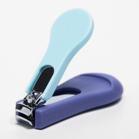Children's manicure set (scissors, kniper, saw, tweezers), blue color-5