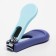 Children's manicure set (scissors, kniper, saw, tweezers), blue color
