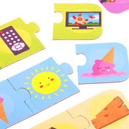 Smart puzzles - chains "before and after", 24 details-2