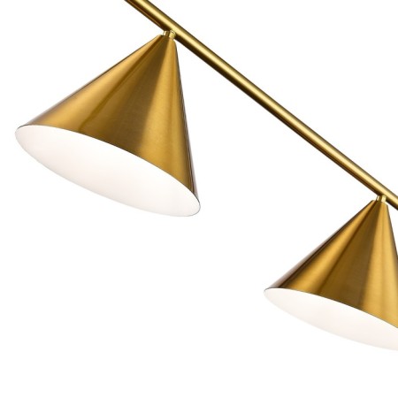 Suspension lamp ST LUCE. SL1007.203.03. Dizzie. 3x40 watts, E27, 110x20x25 cm, brass color-3