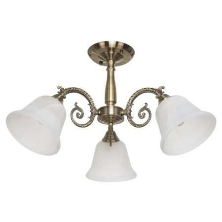 Lamp Ceiling Economy light 088M/3AB WT, 3x60W, E27, 36x66x66 cm, bronze color