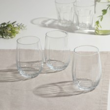 Set of glass glasses Linka, 380 ml, 3 pcs