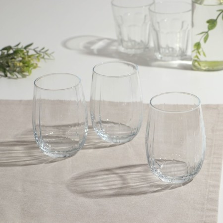 Set of glass glasses Linka, 380 ml, 3 pcs