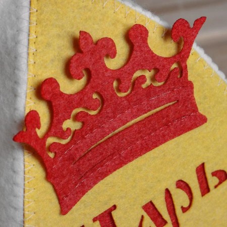 Bath hat "King, just a king" with an application-6