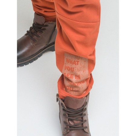 Pants for boys, height 122 cm, ocher color-4