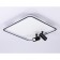 LED ceiling LED with Ambrella Light, Linetech, FL5115, LED, 97 W, 7275LUM, 3000-6400K, Black, Black
