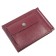 Clips for bills on the button, burgundy color
