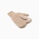 New Year. Double female mittens "deer", light brown color, river 18