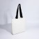 Zipper bag with lightning, milk color
