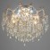 Snow chandelier 6x60W E27 gold 54x54x45cm