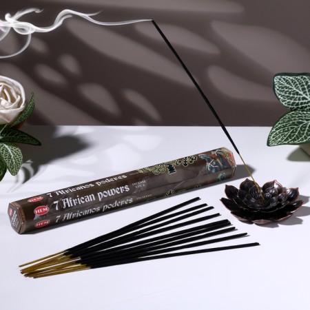 Incense Hem "7 African Powers. 7 African forces", 20 wands in packaging, hexagon