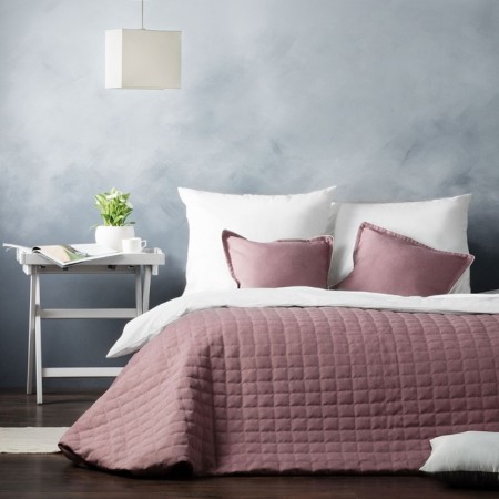 Set "Ibiza": a blanket 230 x 250 cm, pillowcase 45 x 45 cm - 2 pcs, lilac color