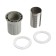 Zein Z3697 sink mixer, pour in a height of 18 cm, ABS plastic, graphite