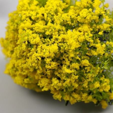 Artificial plant for creativity plastic "Yellow acacia" 9 cm-3