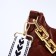 Cross-Bodi Bag on a zipper, brown color