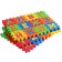 Game rug-puzzle, blue tractor