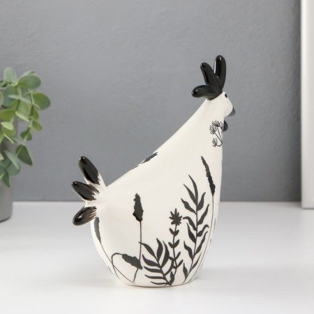 Souvenir Ceramics "Kurochka. Different Trade" Belo-CHIR 19.6x7.4x16 cm-3