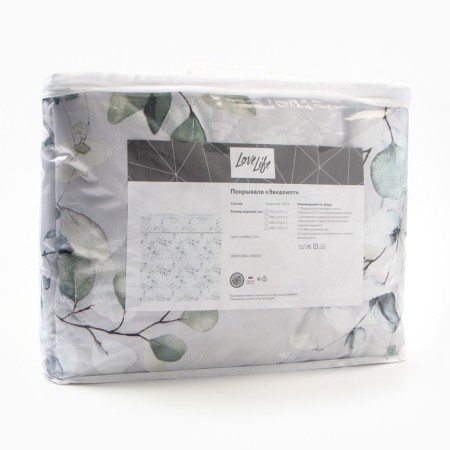 Lovelife Euro Eucalyptus Cover, 200x210 ± 5cm, microfiber, 100% p/e-3