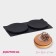 Baking uniform “Biscotto”, silicone, 2 cells, 35 × 19.5 × 1.7 cm, d = 16 cm, black color
