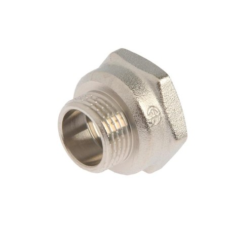Aqualink adapter, 3/8 "x1/2", outer/internal thread, nickel -plated brass-2