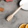 Spoon for honey from Altai birch in the euro-plot