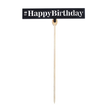 Topper for the cake "C DR", black, assorted, mix-5