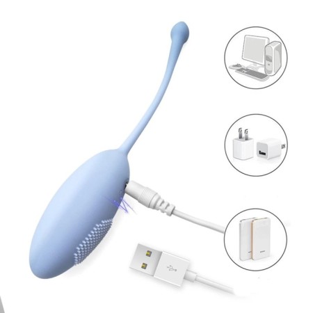 Vibroyaito Oka Chopka, 7 x 3.5 cm, 10 modes, PDU, silicone, blue-3