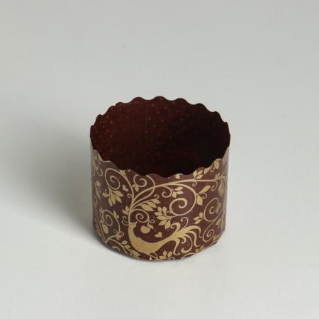 Paper form for cake, Maffin and Kulich "Garden Garden" 60x45mm-1