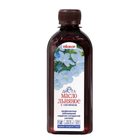 Flax oil with selenium biocorus, 250 ml