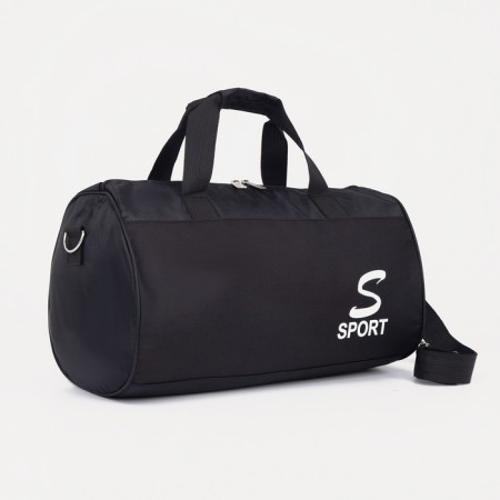 Sports bag with lightning, long belt color black