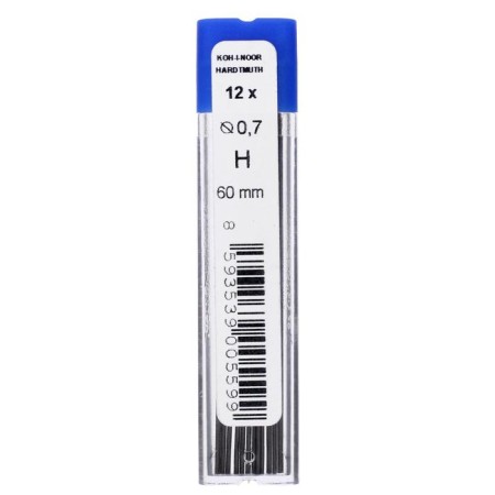 Grifles for mechanical pencils 0.7 mm, KOH-I-NOOR 4162 H, 12 pieces, in case-3