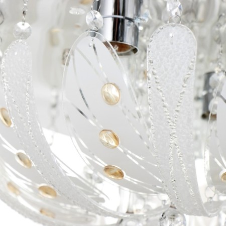 Svetogor Svetogor "Orleans" 5x60W E27 LED lighting chrome 50x50cm-9