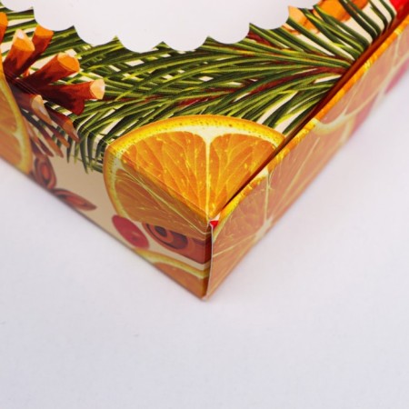 Box "Orange Party" 11.5 x 11.5 x 3.2 cm-7