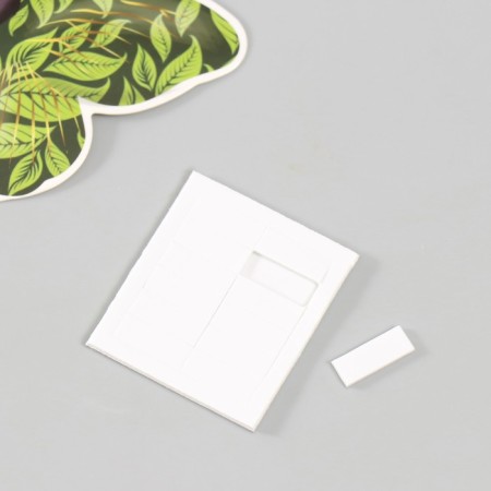 Butterflies cardboard "leaves" set 12 pcs h = 4-10 cm-5