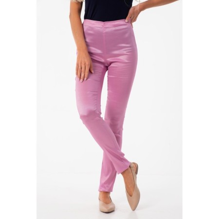 Female trousers, size 50, pink color-3