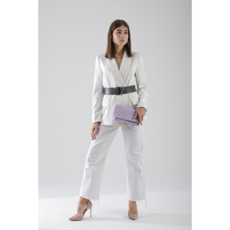 Bag-clate on magnet, lilac color-5