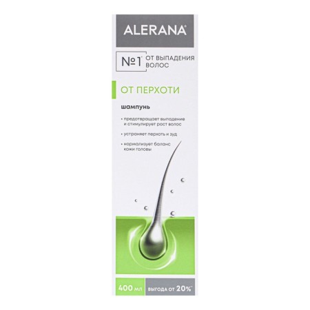 Aleran hair shampoo against dandruff, 400 ml-1